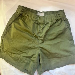 Green shorts